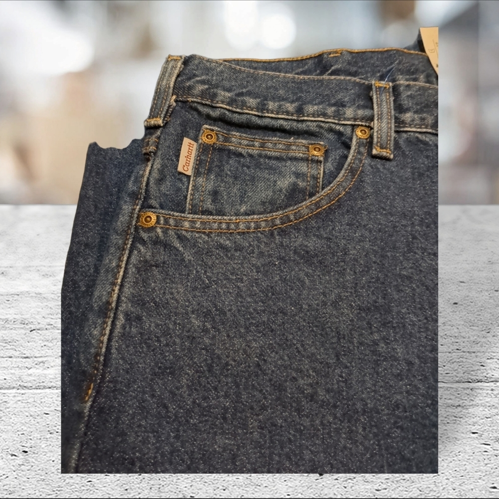 NWOT Carhartt men's jeans loose fit jeans size 42/34 - Picture 10 of 14